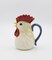 Hand Painted Ceramic Rooster Pitcher, Home Décor, Gift for Her, Gift for Mom, Kitchen Décor, Farmhouse Décor, Fall Decor